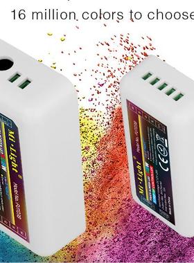 热卖MiLight 无线触摸遥控RGB RGBW灯条模组RFLED控制器 DC12至24