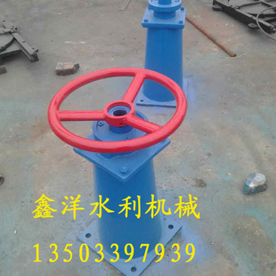 手摇电动启闭机闸门阀门铸铁农业水渠排水闸门水利机械摇把闸阀