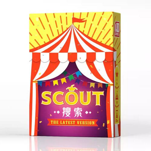 搜索桌游卡牌一百游正版scout中文休闲聚会3-5人搜索桌面游戏扑克