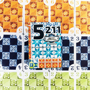 花砖英文版桌游卡牌彩砖物语琉璃大师夏日行宫巧克力聚会游戏