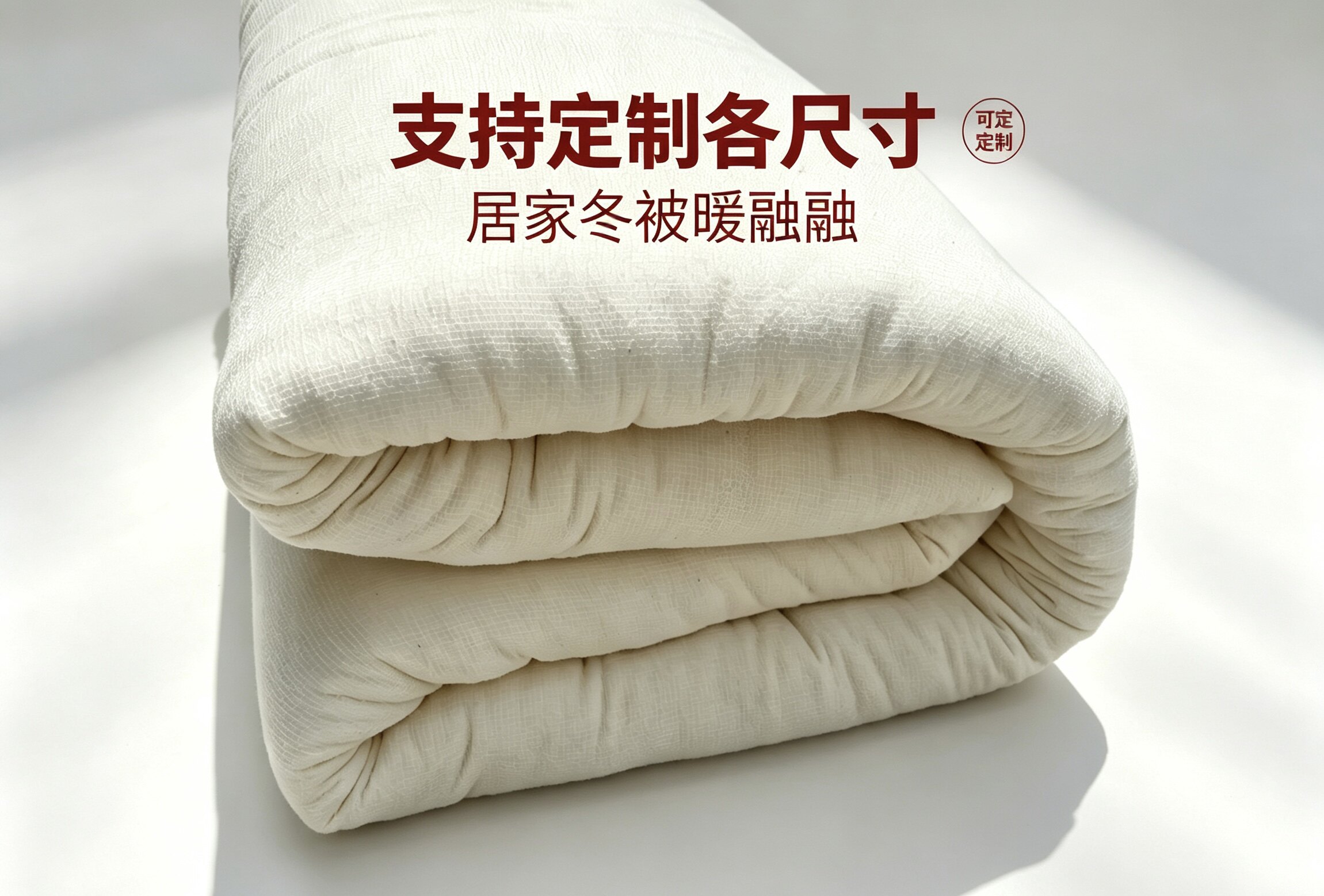 客服尺寸新疆棉被冬被1.5斤2.5斤手工全棉絮棉花被子被芯加厚双人