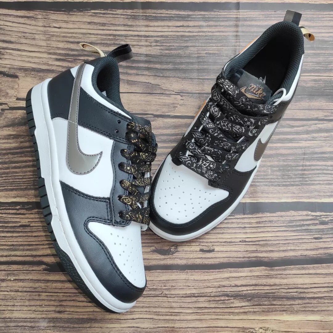 适配dunk pull tab黑白小熊猫af1空军一号aj1court borough 鞋带