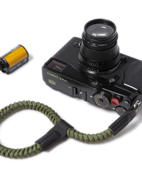Shounenn原创相机手腕带编制伞绳单反微单可调节防丢富士相机肩带