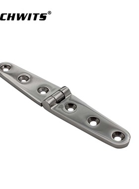 RICHWITS不锈钢316镜面抛光重型合页 游艇船用五金 一字六孔合页