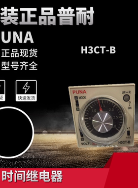 原装新款上市PUNA普耐电子时间继电器H3CTBH3CTAH3CTCH3CTE