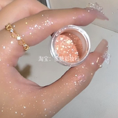 新娘身体闪粉闪亮珠光头发锁骨脖子碎钻眼影亮晶晶闪粉高光亮爆闪