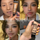 今天是小麦色 cos美黑妆 奶栗色棕咖色古铜色橡皮擦粉底液滋润保湿