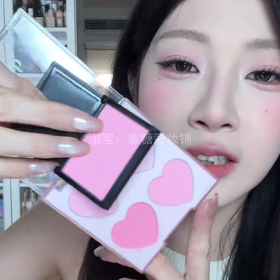 一达芙推荐 芭乐汽水既视感 桃粉韩系超嫩腮红 平价好晕染不廉价