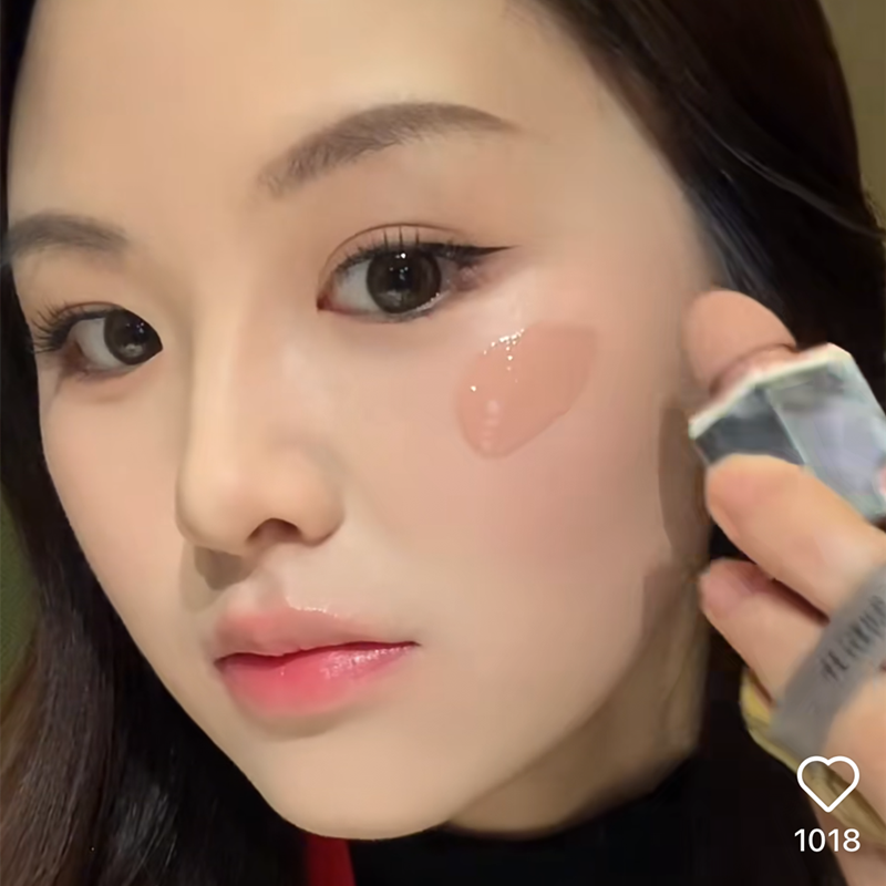 国货崛起！akzt平替液体腮红无花果奶咖色平价日常学生通勤高智感