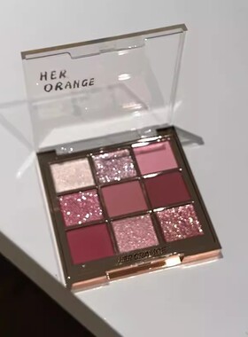 凡尔赛玫瑰!她橙新品浪漫仙气粉雾梦境神仙爆闪眼影盘九色tc平价