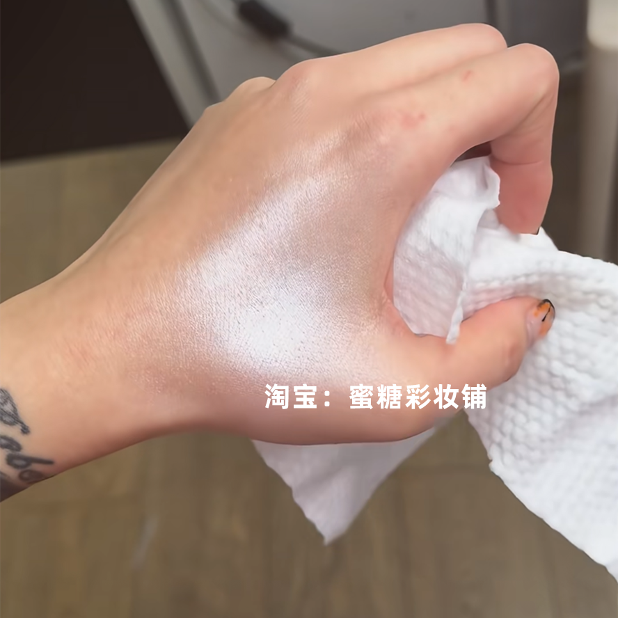 高透光感异色皮get！光泽感爆闪单色高光秋冬初雪银色眼影