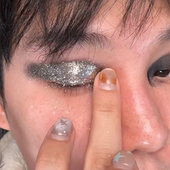 年末聚会我就这样惊艳所有人 爆闪啫喱闪粉眼影膏冻烟熏妆欧美cos