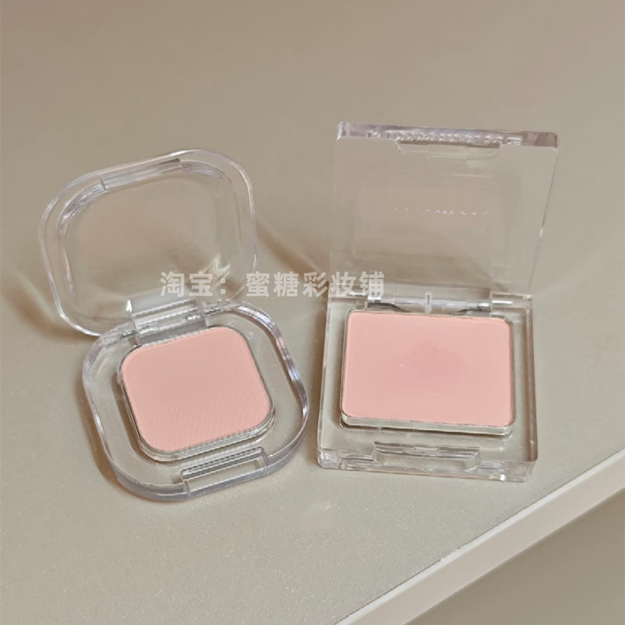 猴门！三文鱼虾粉柔和小卧蚕！裸杏色打底单色眼影去肿温柔奶咖色