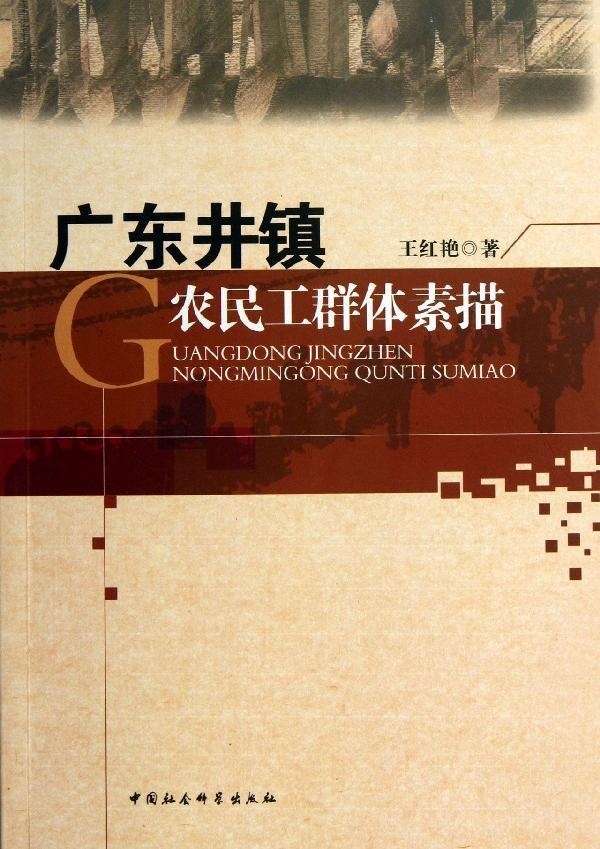 （正版包邮）广东井镇农民工群体素描9787516129234中国社会科学无