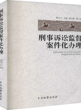 （正版包邮）刑事诉讼监督案件化9787510224768中国检查