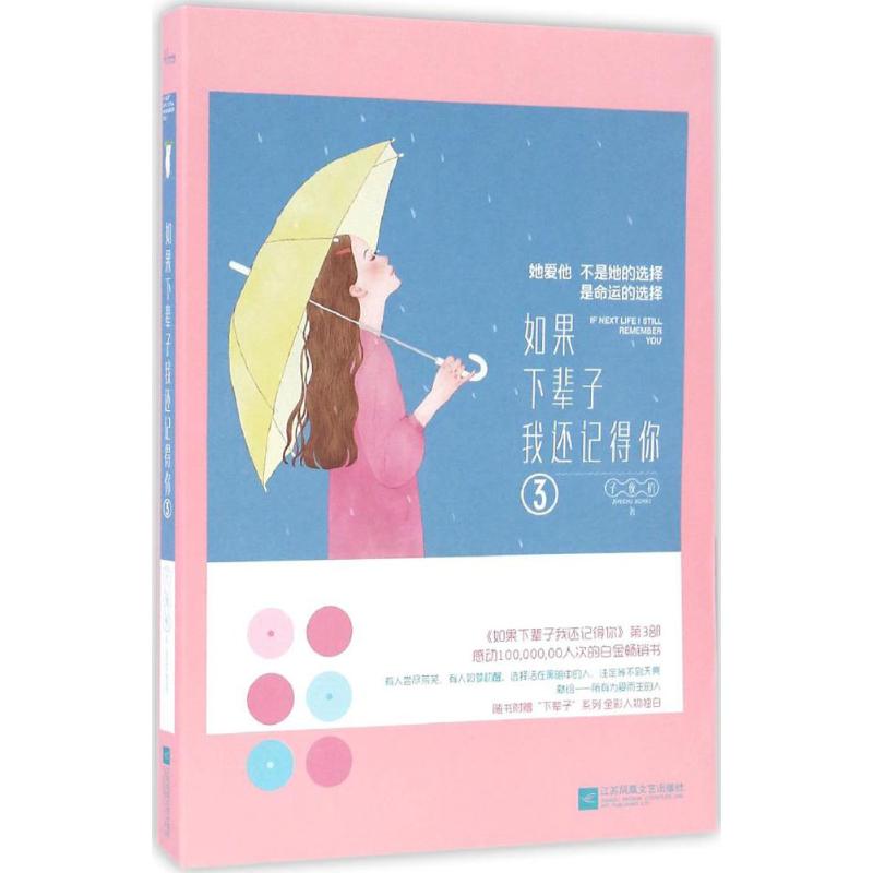 （正版包邮）长篇小说--如果下辈子我还记得你③9787539995748江苏凤凰文艺