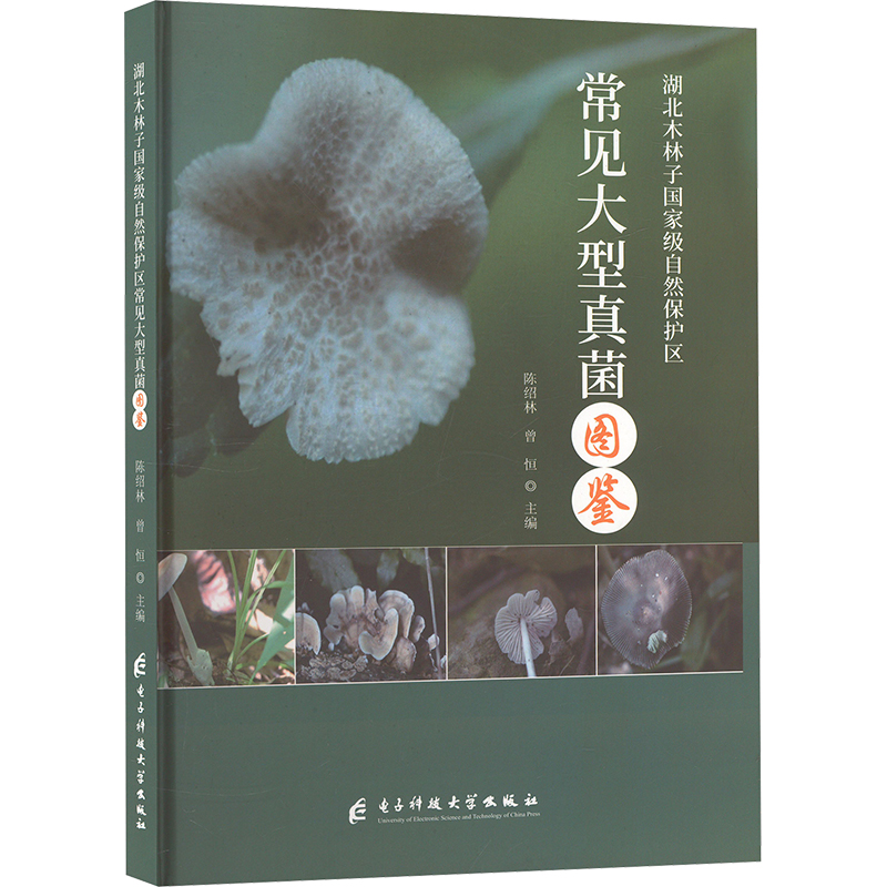 （正版包邮）(四色)湖北木林子Ji自然保护区常见大型真菌图鉴9787577007052电子科技大学