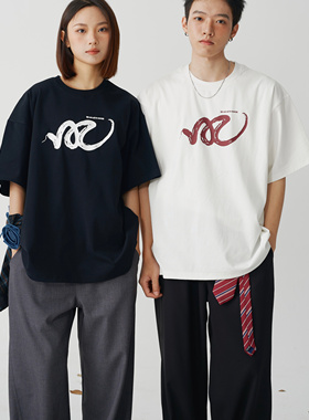 Nothwes 25ss蛇年限定系列匹马棉索罗娜短袖凉感抗菌休闲宽松T恤