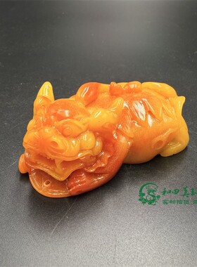 仿黄龙玉首饰手把件男女款招财进宝貔貅挂件小摆件仿古瑞兽手把件