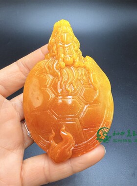 仿黄龙玉龙龟手把件男款招财进宝龙龟挂件小摆件仿古龙龟手把件