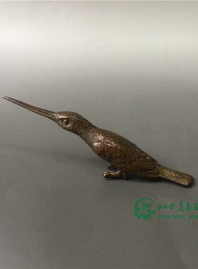 铜玩复古做旧动物小摆件