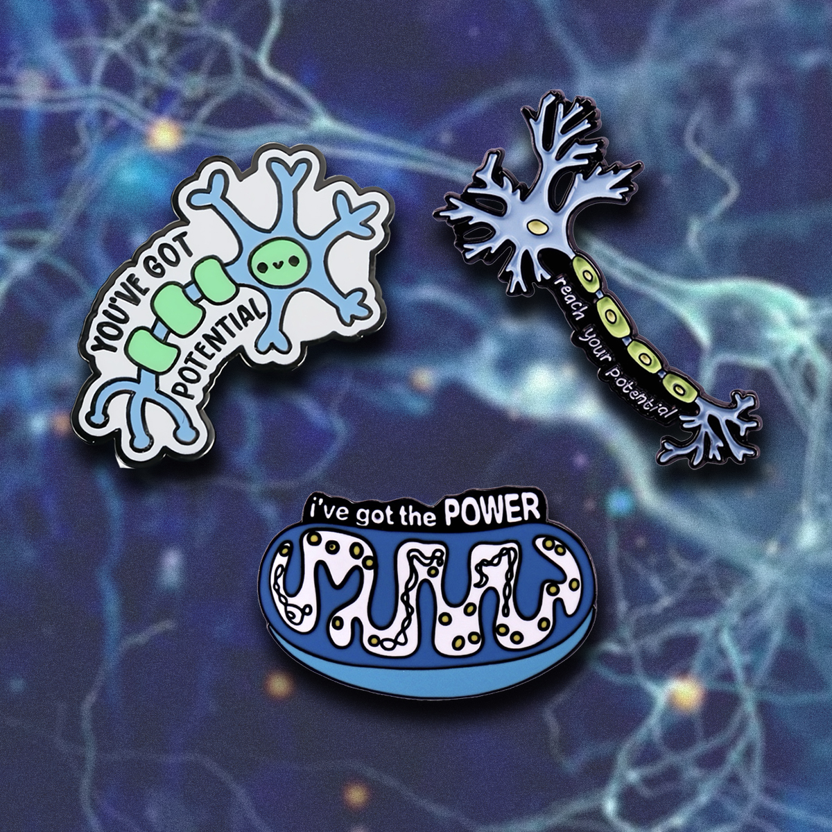 生物学趣味金属徽章饰品礼物