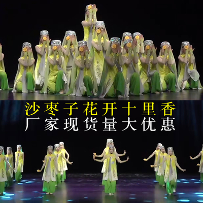维族回族新疆儿童演出表演舞蹈服