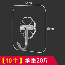 Hook, strong adhesive, wall hanging, load-bearing suction cup, kitchen hook, no mark, no hole and hook after pasting the door