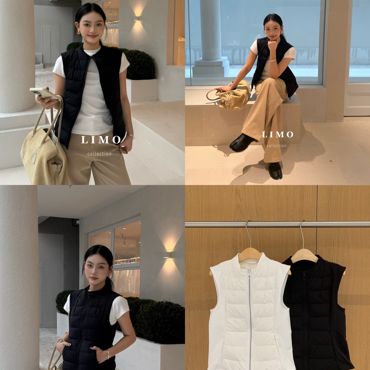 LIMO-秋冬爆款90鹅绒老钱雅痞坎肩收腰显瘦内胆羽绒马甲5958#