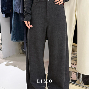 弯刀西裤 超柔绒加厚版 阔腿裤 休闲裤 LIMO 5240 5240加厚款