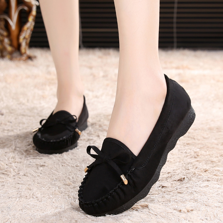 老北京布鞋圆头软底保暖加绒女鞋