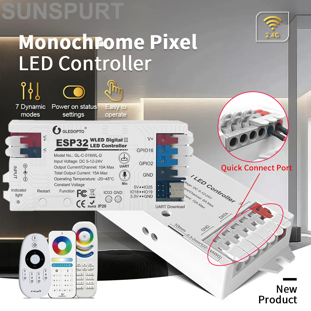 ESP32WLED控制器SPI可寻址幻彩