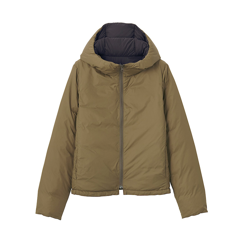 薄款羽绒服MUJl同款夹克连帽外套