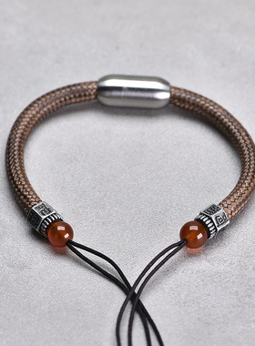 原创手工蜡质手绳半成品男女款