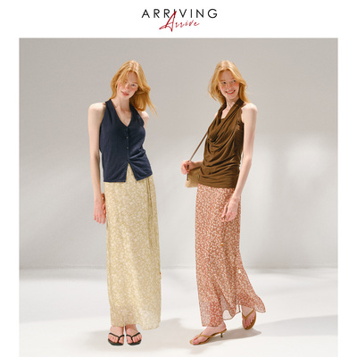 ArrivingArrive直筒印花半裙