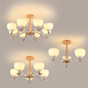 中古vintage客厅吊灯现代简约ins主卧室灯北欧侘寂风魔豆餐厅灯具