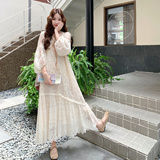 【春款现货】数据好气质重工蕾丝拼接连衣裙293-2650-P145控208，女装连衣裙，浙宝293