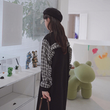 【11号出货】22春新款格子拼接卫衣裙205A-C082-P120控188，女装卫衣/绒衫，浙宝293