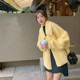 【冬装新款】韩版chic宽松羊羔毛短外套205A-K630-P165控248，女装短外套，浙宝293
