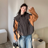 【春款现货】数据好！撞色工装拼接夹克外套293-2521-P160控228，女装短外套，浙宝293