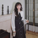 【现货主推】22春新款复古拼色连衣裙205A-C093-P120控188，女装连衣裙，浙宝293