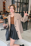 【春装新款】面料已下！设计感链条西装205A-2308-125控178，女装西装，浙宝293
