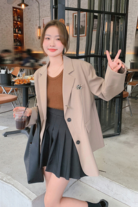 【春装新款】面料已下！设计感链条西装 205A-2308-125控178图片