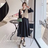 【春装现货】数据好百搭马甲连衣裙两件套205A-C095-P130控188，女装连衣裙，浙宝293