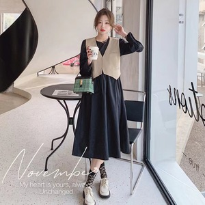 【春装现货】数据好 百搭马甲连衣裙两件套 205A-C095-P130控188,女装连衣裙,浙宝293