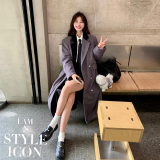 【档口现货】数据好韩系高级感毛呢大衣外套293-0121-P190控278，女装毛呢外套，浙宝293