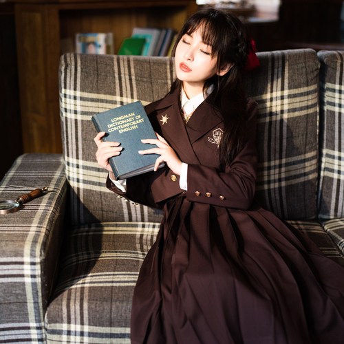 物语卡拉圣诞原创jk制服护奶裙