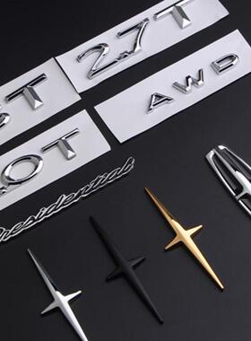 适用林肯改装车标MKZ冒险家MKC航海家四驱排量标骑士总统标装饰贴