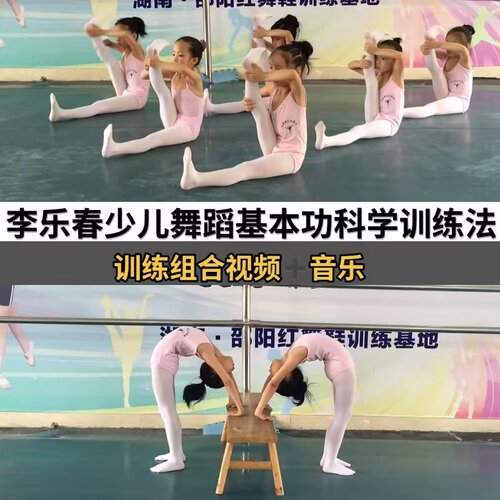 李乐春少儿舞蹈基本功科学训练法 基本功技巧训练教材组合视频音