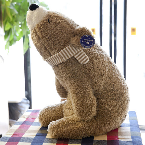 毛绒玩具企鹅公仔趴熊睡觉靠枕